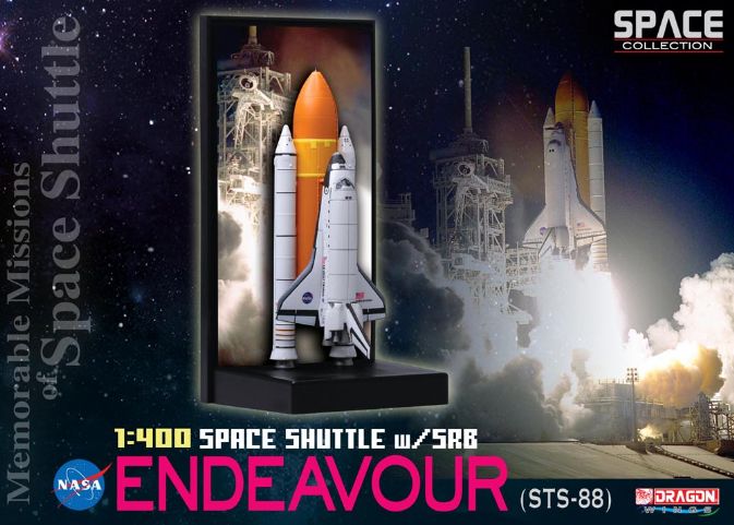 1/400 Space Shuttle Endeavour w/SRB (STS-88)