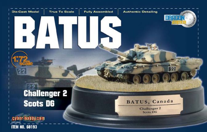 1/72 Challenger 2, B Sqn., Scots DG, BATUS, Canada + Diorama Base