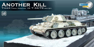 1/72 "Another Kill" Tiger I Early Production vs T-34/76 Mod.1941 + Diorama Base