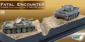 1/72 "Fatal Encounter" Tiger I Early Production vs T-34/76 Mod.1940 + Diorama Base