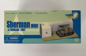 1/72 M4A1 Sherman, 2nd Armored Div., Normandy 1944 + Diorama Fort