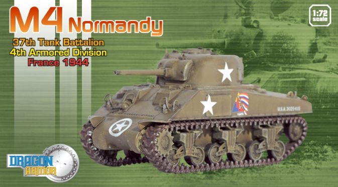 1/72 M4 Normandy, 37th Tank Battalion, 4th Armored Division, France 1944