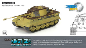 1/72 Kingtiger Henschel Turret, s.H.Pz.Abt.509 Hungary 1945