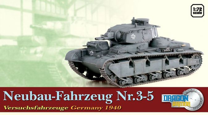 1/72 Neubau-Fahrzeung Nr.3-5, Versuchsfahrzeuge, Germany 1940