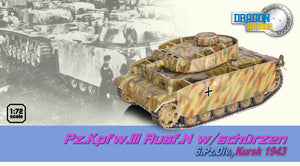 1/72 Pz.Kpfw.III Ausf.N w/Schürzen 6.Pz.Div., Kursk 1943