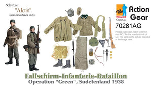 1/6 Dragon Original Action Gear for Schutze "Alois", Fallschirm-Infanterie-Bataillon, Operation "Green", Sudetenland 1938