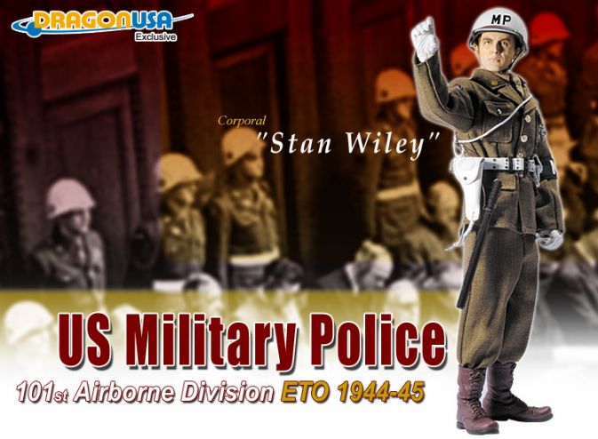 1/6 Corporal "Stan Wiley", U.S. Military Police, 101st Airborne Division, ETO 1944-45