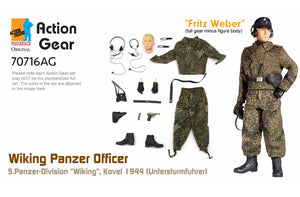 1/6 Dragon Original Action Gear for "Fritz Weber", Wiking Panzer Officer, 5.Panzer-Division "Wiking", Kovel 1944 (Untersturmfuhrer)