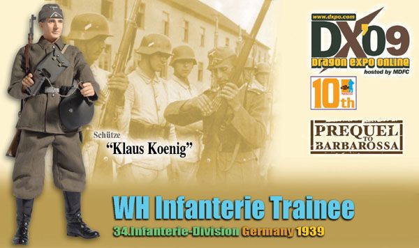 1/6 Schutze "Klaus Koenig", WH Infanterie Trainee, 34.Infanterie-Division, Germany 1939