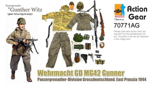 1/6 Dragon Original Action Gear for Panzergrenaider "Gunther Witz", Wehrmacht GD MG42 Gunner, Panzergrenadier-Division Grossdeutschland, East Prussia 1944