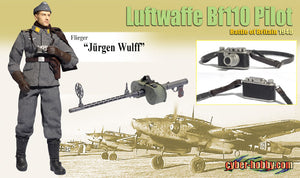 1/6 Flieger "Jurgen Wulff" Luftwaffe Bf110 Pilot Battle of Britain 1940