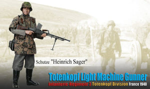 1/6 Schutze "Heinrich Sager", Totenkopf Light Machine Gunner