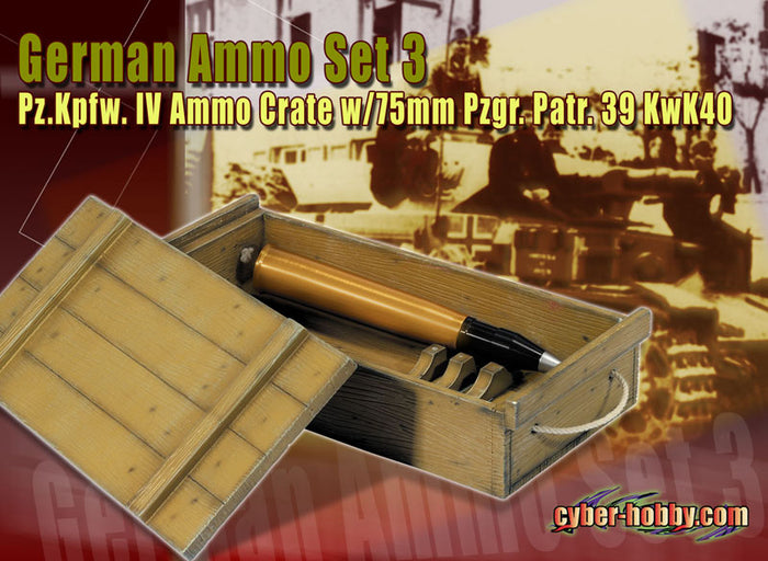 1/6 Pz.Kpfw. IV ammo w/crate