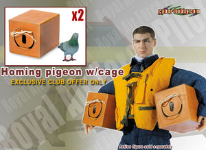 1/6 HOMING PIGEON W/CAGE