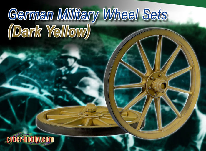 1/6 Germany Military Wheels Set ( Dark Yellow )