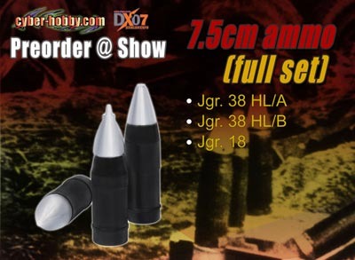 1/6 7.5cm Ammo - Full Set