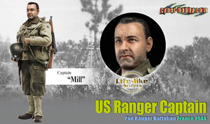 1/6 Captain "Mill" US Ranger Captain 2nd Ranger Battalion France 1944