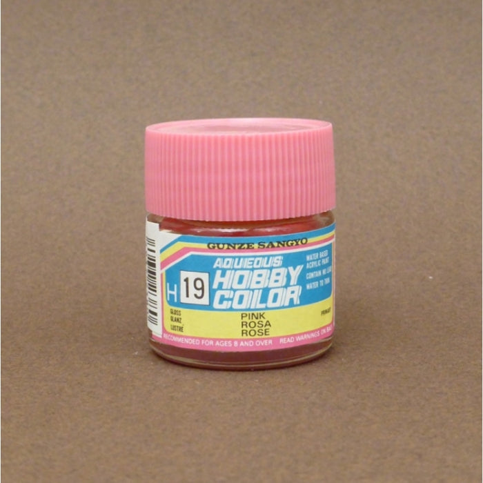Mr. Hobby Aqueous Hobby Color H019 : Pink (Gloss) 10ml