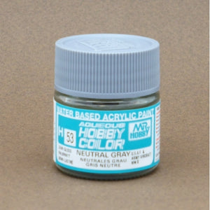 Mr. Hobby Aqueous Hobby Color H053 : Neutral Gray (Semi-gloss) 10ml