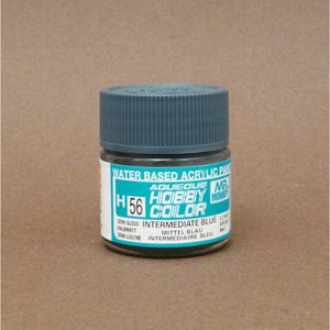 Mr. Hobby Aqueous Hobby Color H056 : Intermediate Blue (Semi-gloss) 10ml