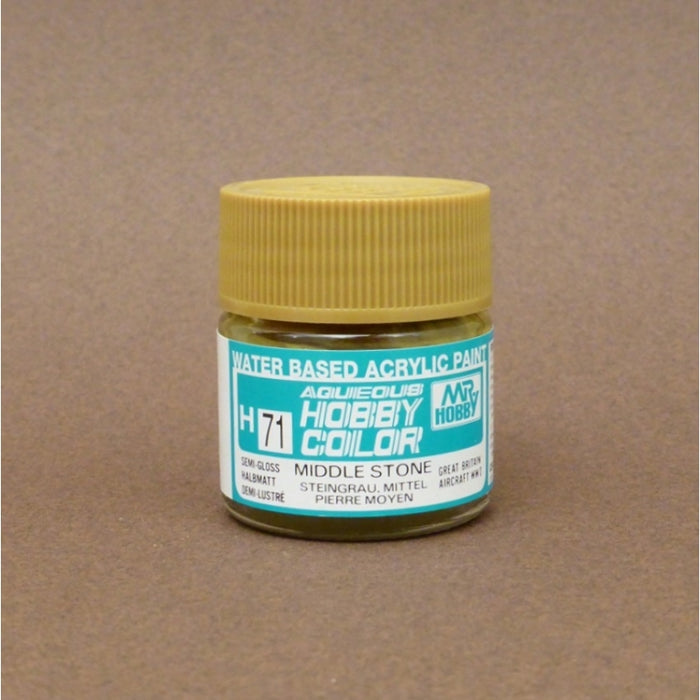Mr. Hobby Aqueous Hobby Color H071 : Middle Stone (Semi-gloss) 10ml
