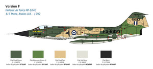 1/32 F-104 STARFIGHTER G/S - Upgraded Edition RF version