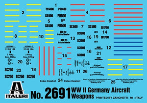 1/48 WWII German Aircraft Weapons