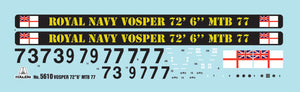 1/35 Vosper 72’6” MTB 77