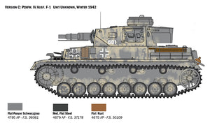 1/35 Pz.Kpfw. IV Ausf.F1/F2/G w/rest crew