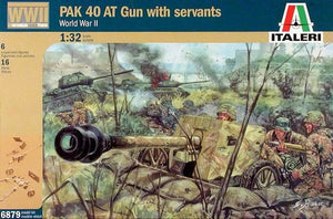 1/32 PAK 40 AT Gun with servants