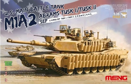 1/35 U.S. Main Battle Tank M1A2 Abrams TUSK I/TUSK II SEP