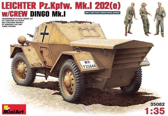 1/35 DINGO Mk.I, Leichter Pz.Kpfw. Mk.I 202(e) with Crew