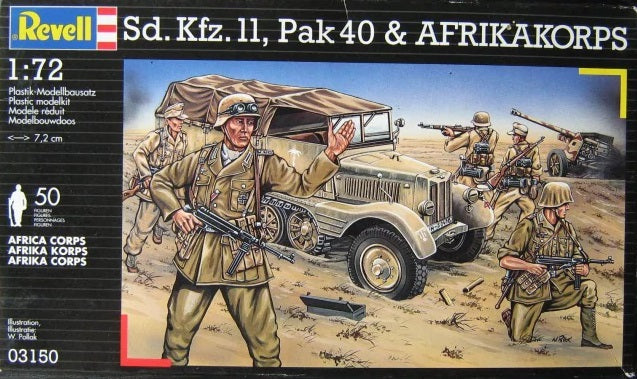1/72 Sd. Kfz. 11, Pak 40 & Afrikakorps