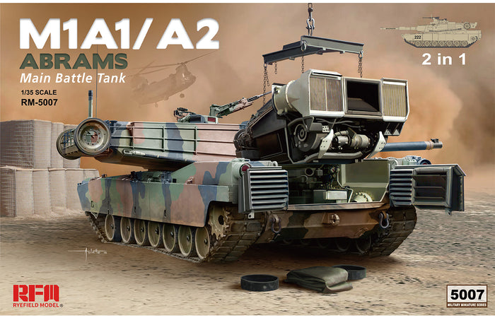 1/35 M1A1/A2 Abrams (2 in 1)