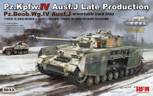 1/35 Pz.Kpfw.IV Ausf.J Late Production / Pz.Beob.Wg.IV Ausf.J (2 in 1, w/workable track links)