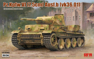 1/35 Pz.Kpfw.VI (7,5cm) Ausf.B (VK36.01) w/ workable track links