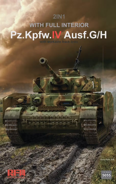 1/35 Pz.Kpfw.IV Ausf. G/H (2 in 1, with Full Interior)