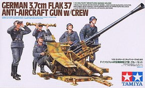 1/35 German 3.7cm Flak 37 Anti-Aircraft Gun w/Crew
