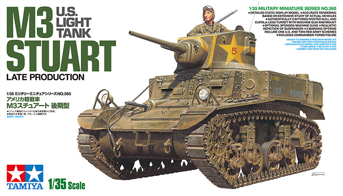 1/35 U.S. Light Tank M3 Stuart Late Production