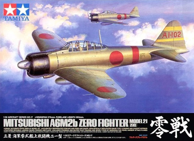 1/32 Mitsubishi A6M2b Zero Fighter Model 21 (Zeke)