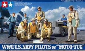1/48 WWII U.S. Navy Pilots w/"Moto-Tug"