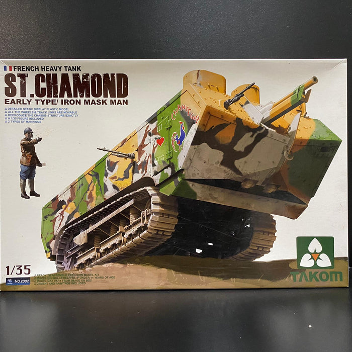 1/35 French Heavy Tank St. Chamond Early Type/ Iron Mask Man
