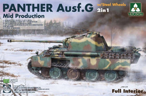 1/35 Panther Ausf. G Mid Production w/Steel Wheels (2 in 1)