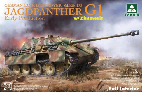 1/35 Jagdpanther G1 Early Production w/zimmerit & full interior