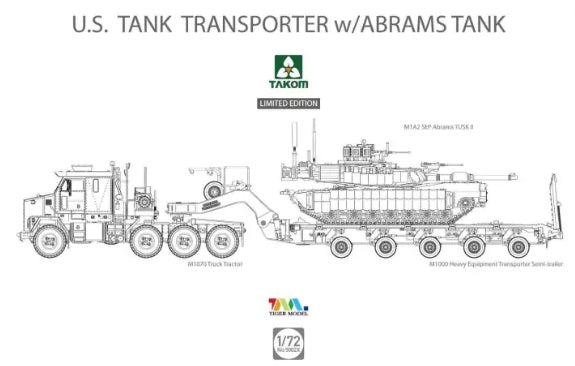 1/72 M1070 & M1000 w/ Abrams Tank