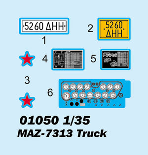 1/35 MAZ-7313 Truck