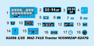 1/35 MAZ-7410 Tractor W/CHMZAP-5247G