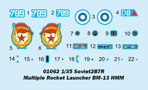 1/35 Soviet 2B7R Multiple Rocket Launcher BM-13 HMM