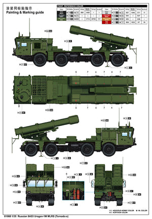 1/35 Russian 9A53 Uragan-1M MLRS (Tornado-s)