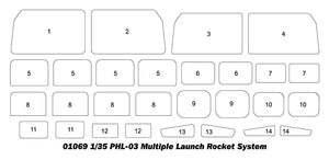 1/35 PHL-03 Multiple Launch Rocket System